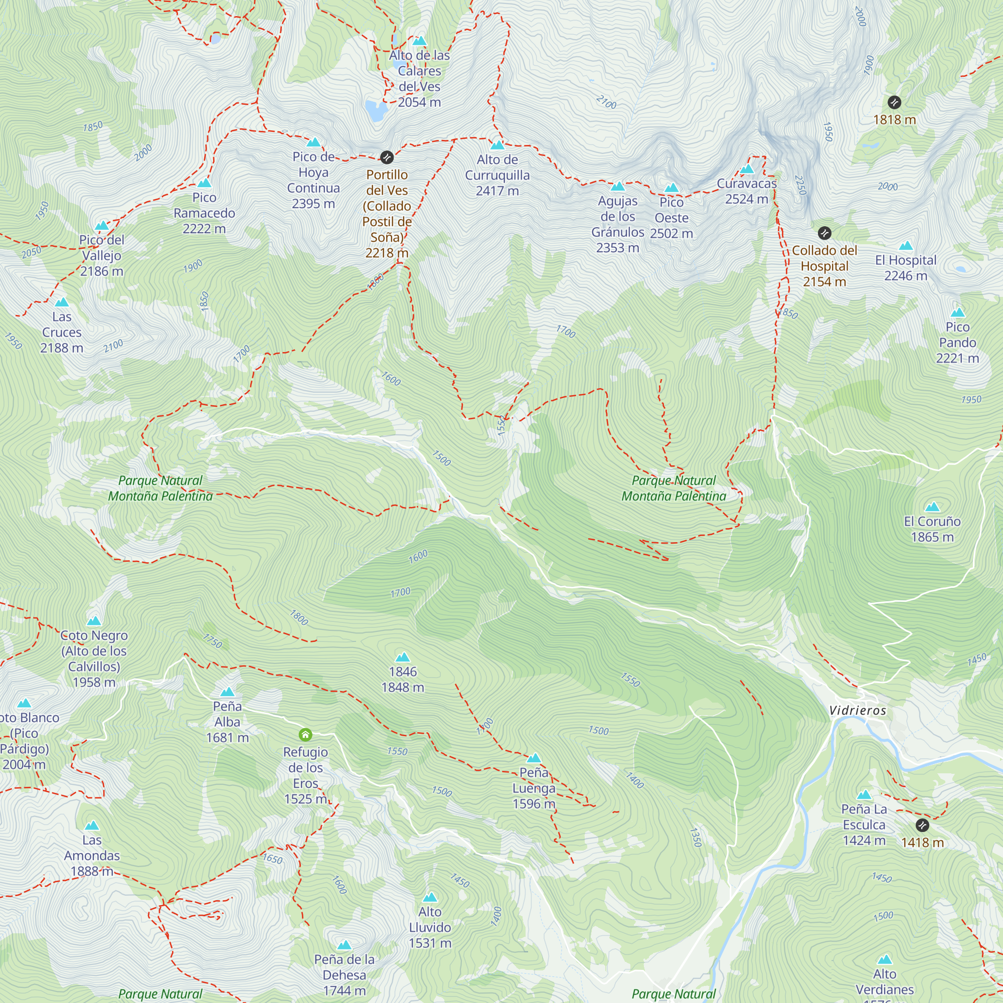 Chozo de la Campizuelas map