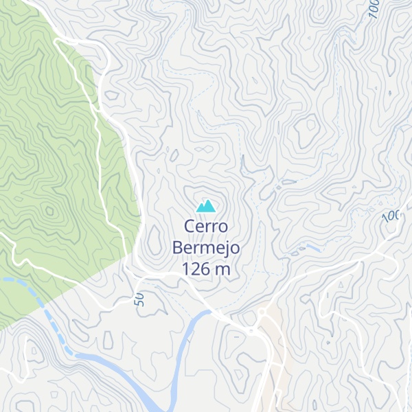 Map of Cerro Bermejo