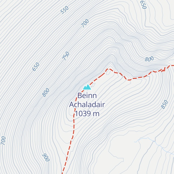 Map of Beinn Achaladair