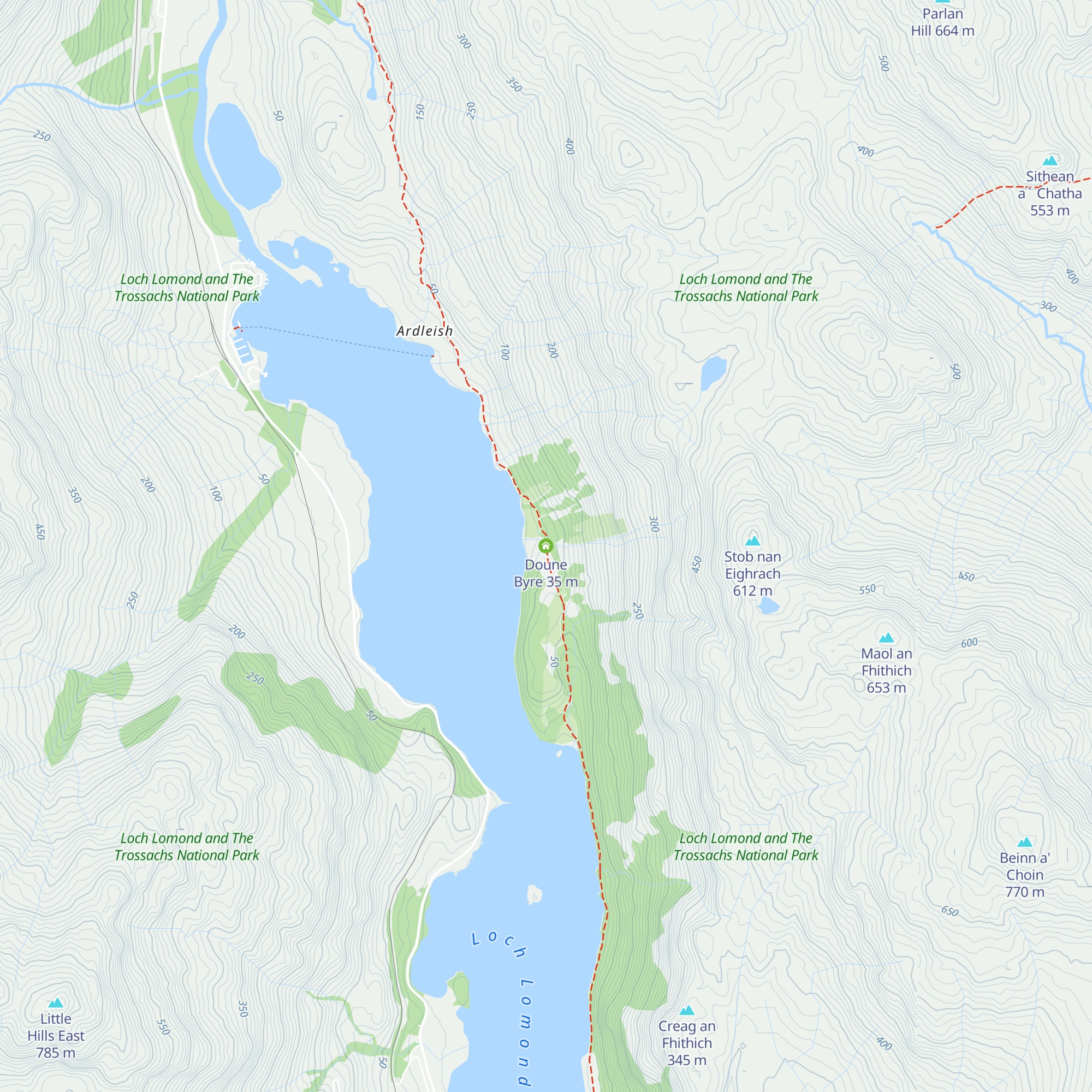 Doune Byre map