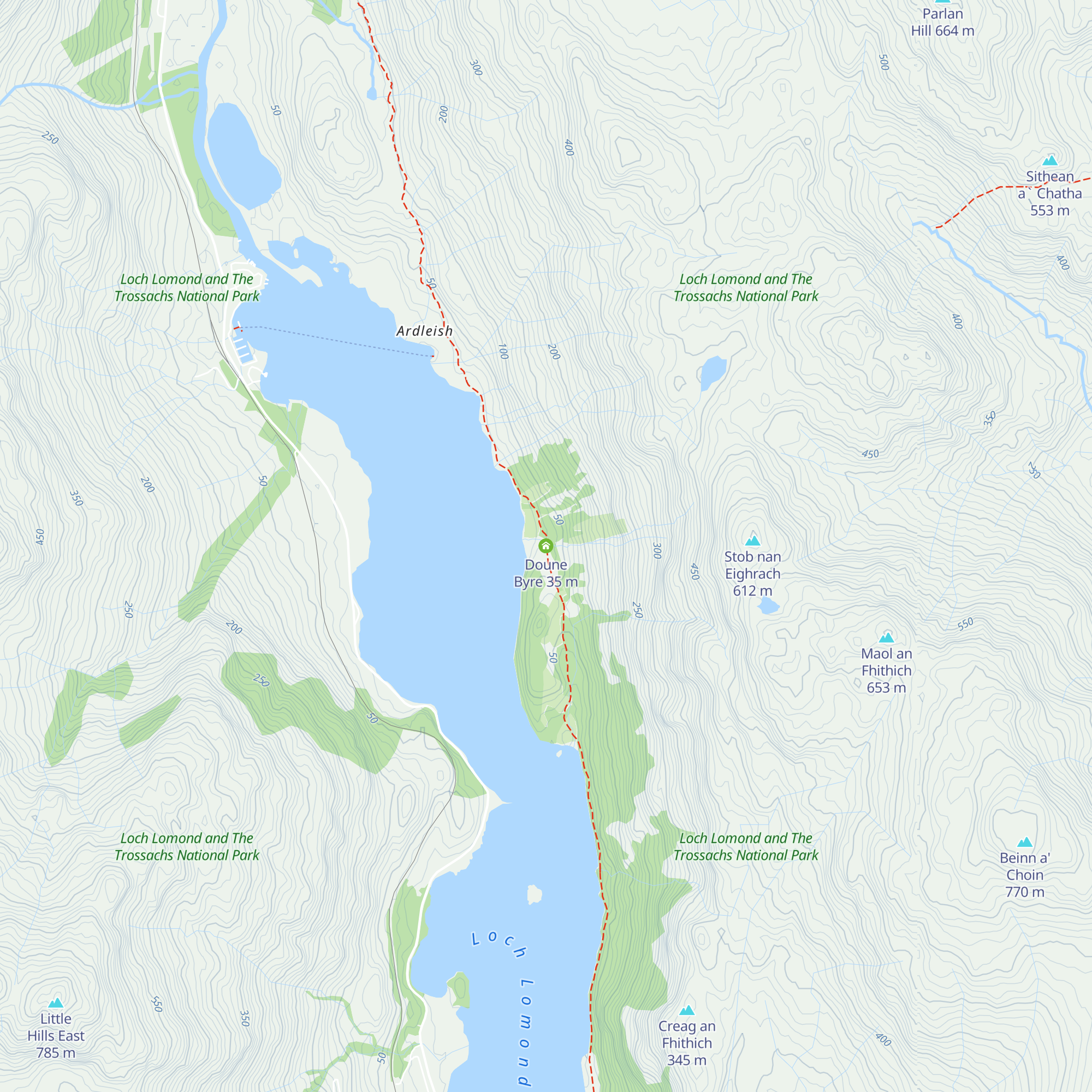 Doune Byre map