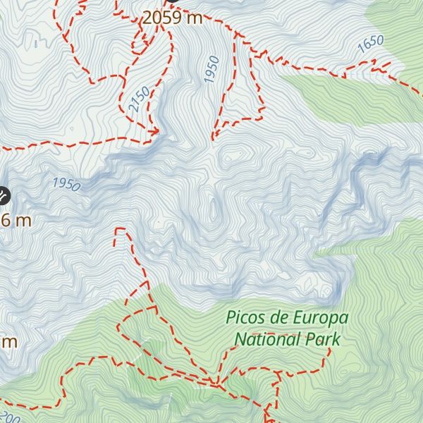 Map of Pico la Pelá