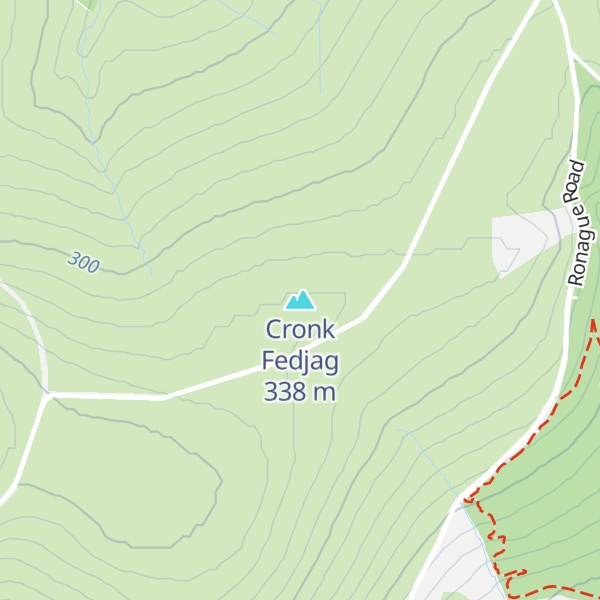 Map of Cronk Fedjag
