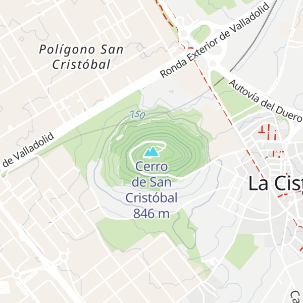 Map of Cerro de San Cristóbal