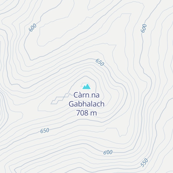 Map of Càrn na Gabhalach