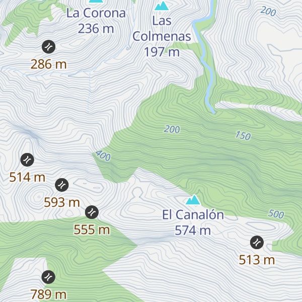 Map of Cabaña del Oso