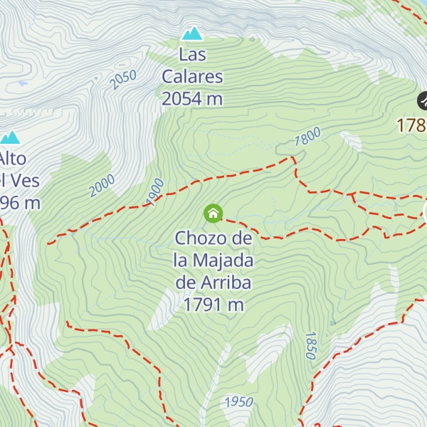 Map of Chozo de la Majada de Arriba