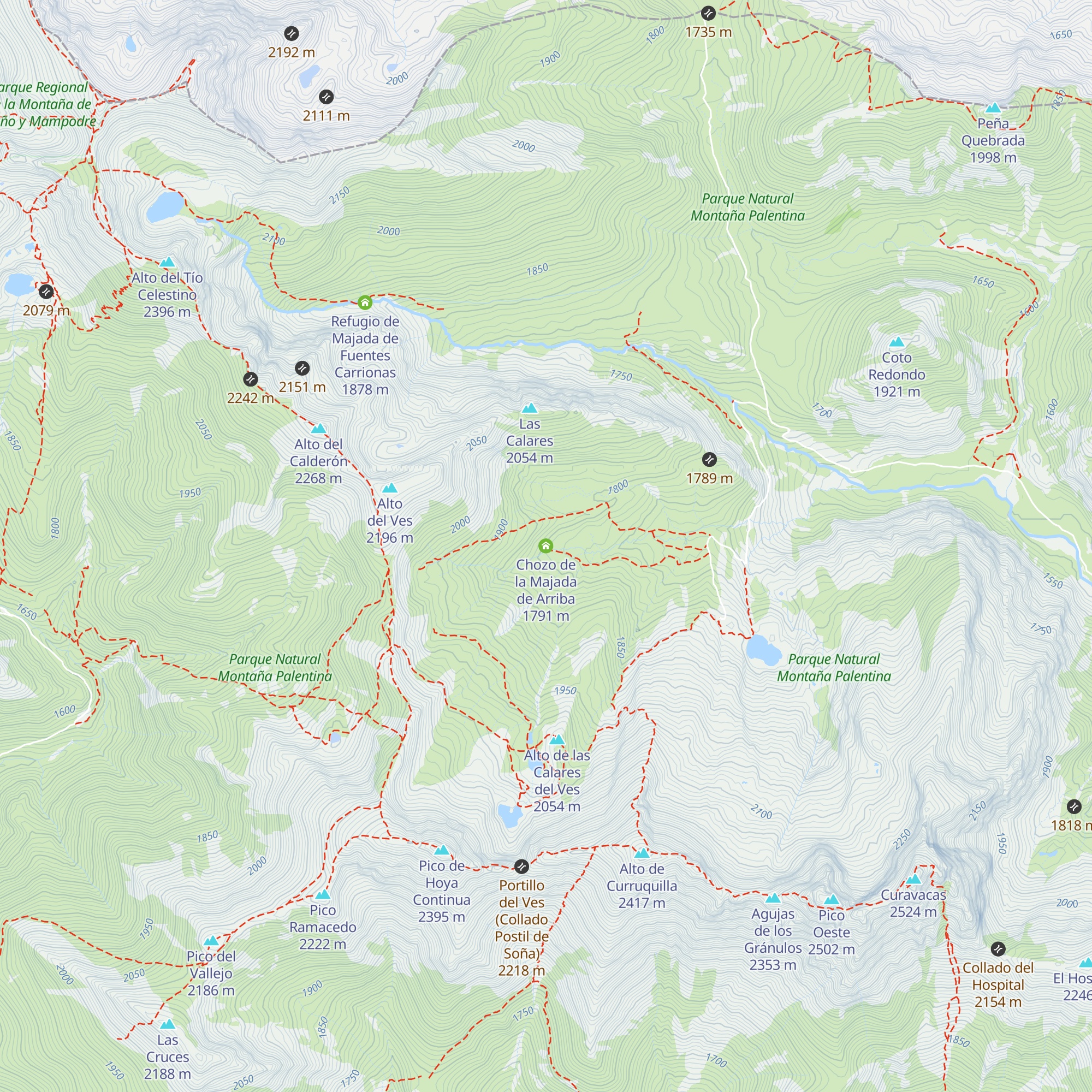 Chozo de la Majada de Arriba map