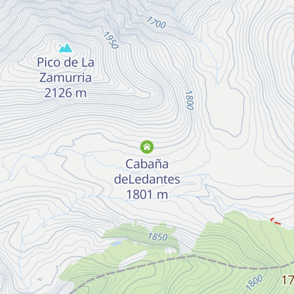 Map of Cabaña deLedantes