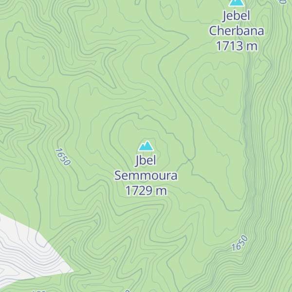 Map of Jbel Semmoura