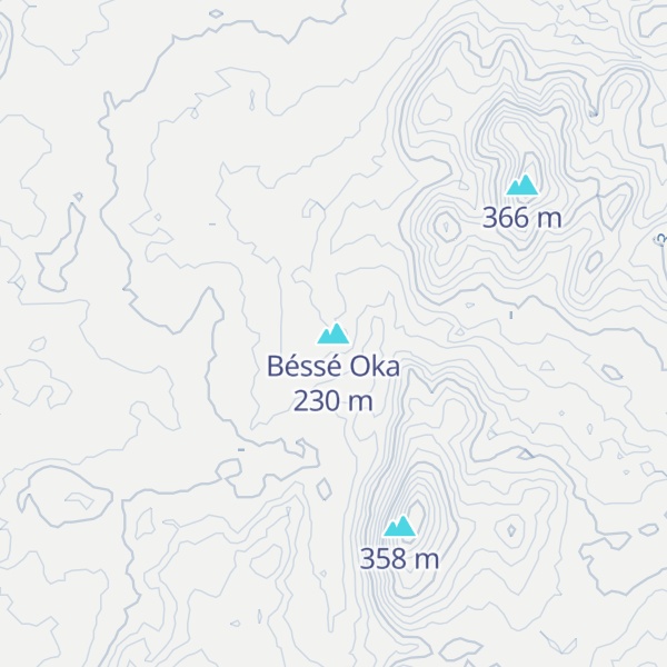 Map of Béssé Oka