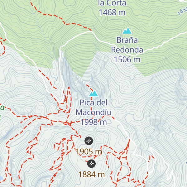 Map of Pica del Macondíu