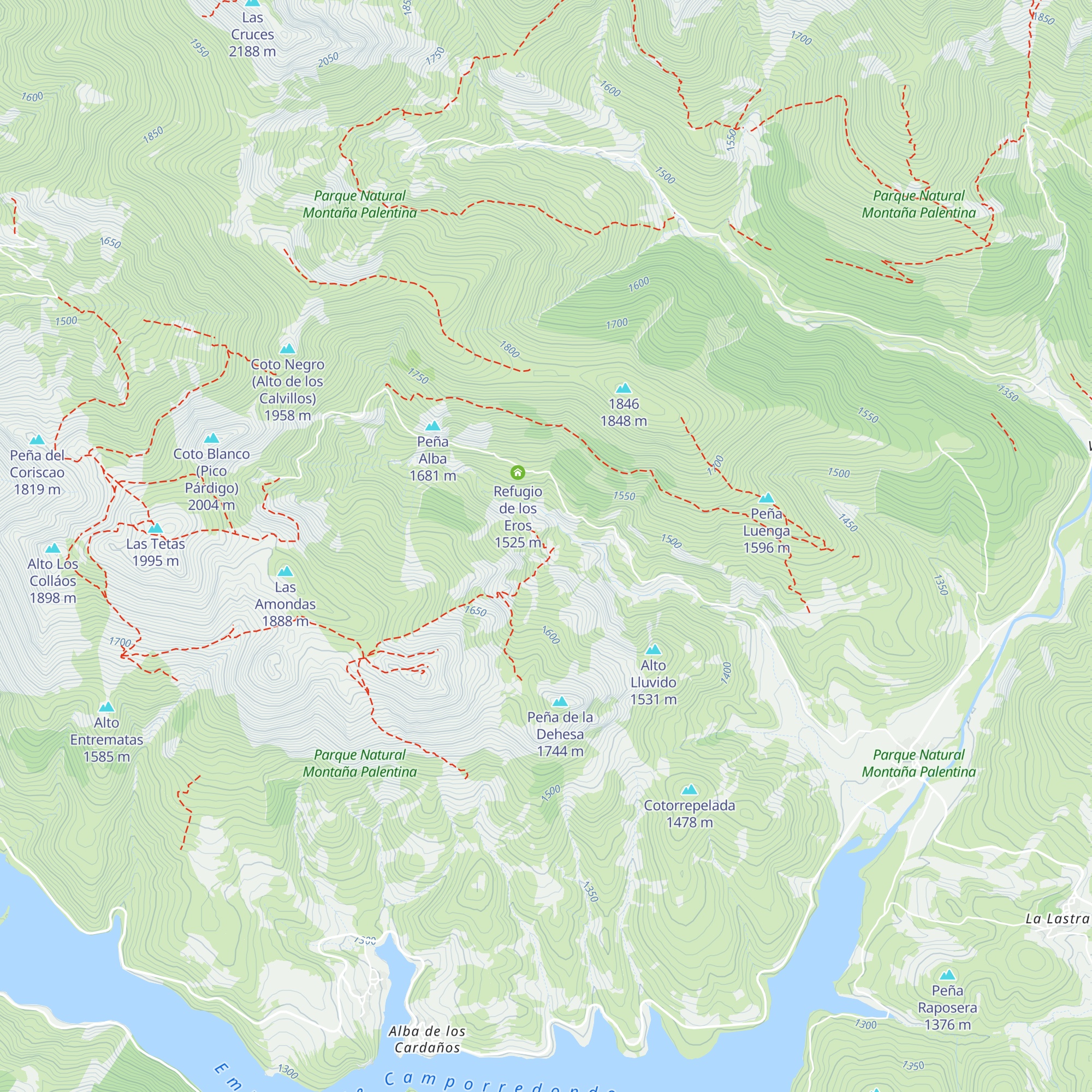 Chozo de la Majada de la Peña map