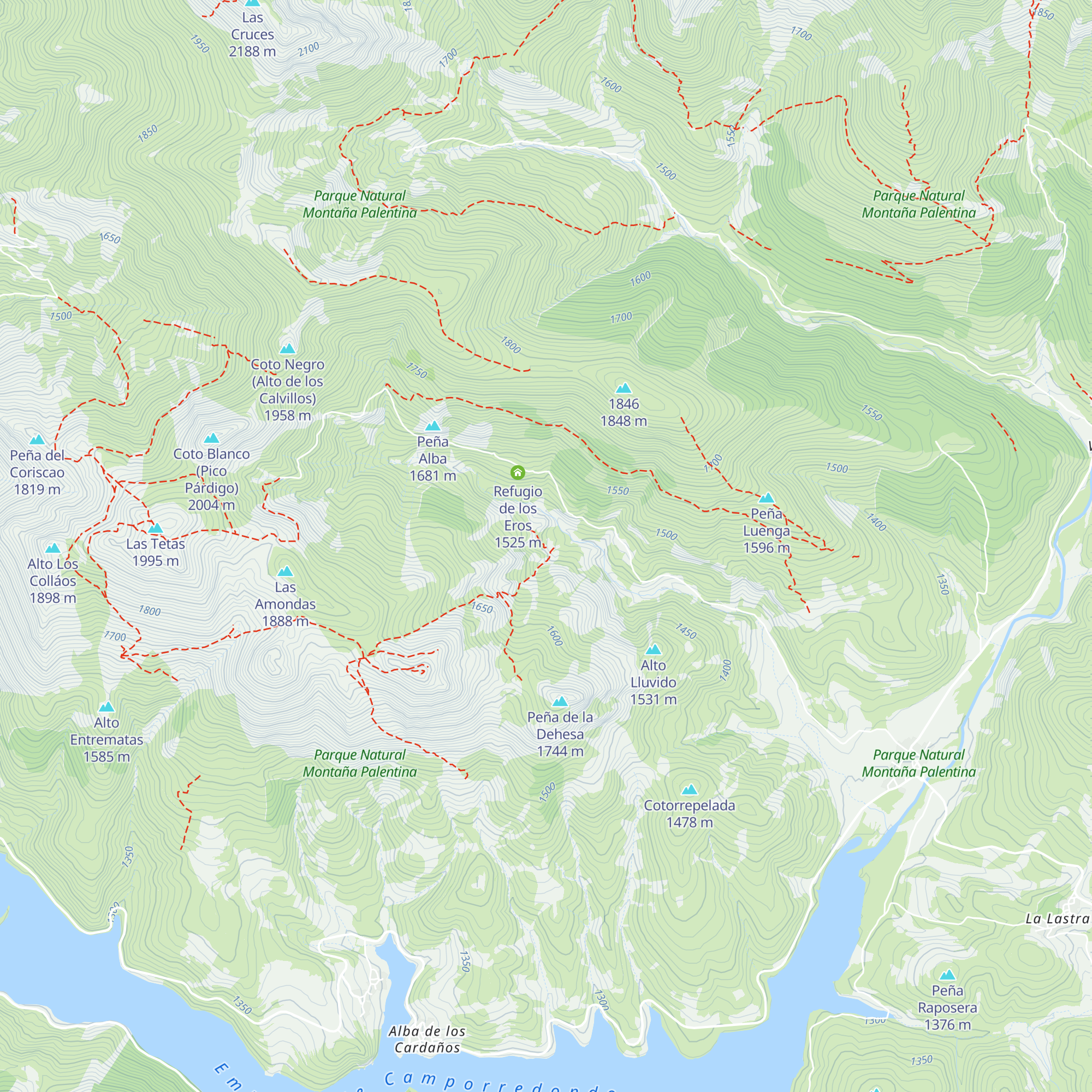 Chozo de la Majada de la Peña map