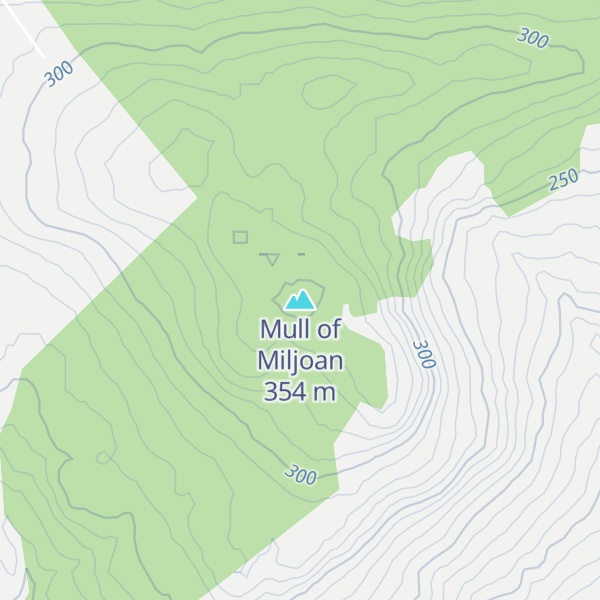 Map of Mull of Miljoan