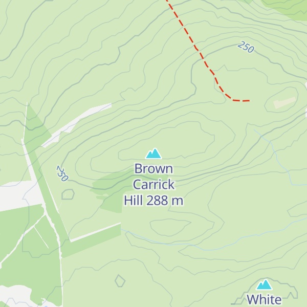 Map of Brown Carrick Hill