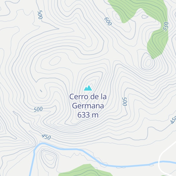Map of Cerro de la Germana