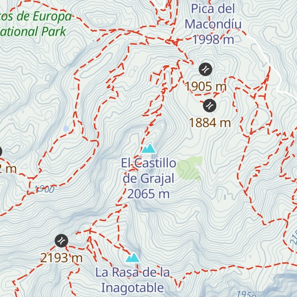 Map of El Castillo de Grajal