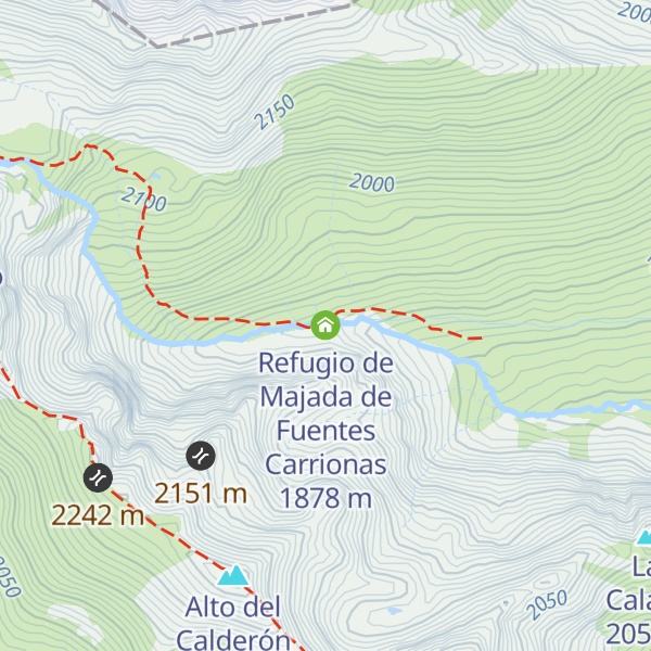 Map of Refugio de Majada de Fuentes Carrionas