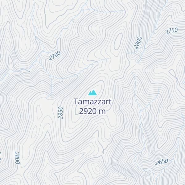 Map of Tamazzart