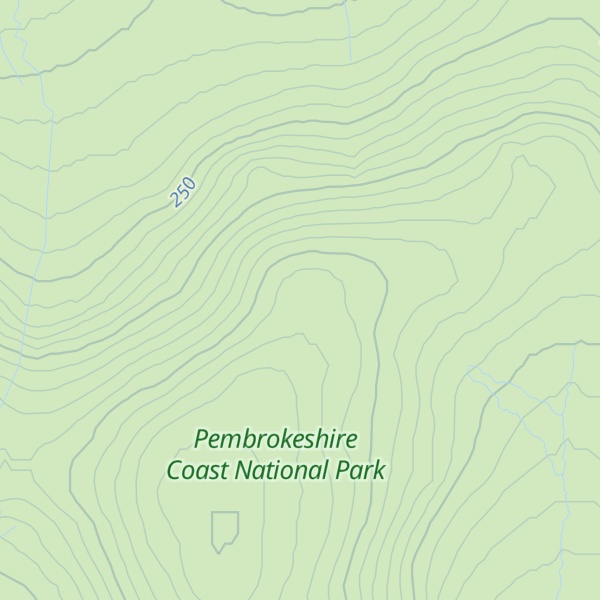Map of Carn Goedog
