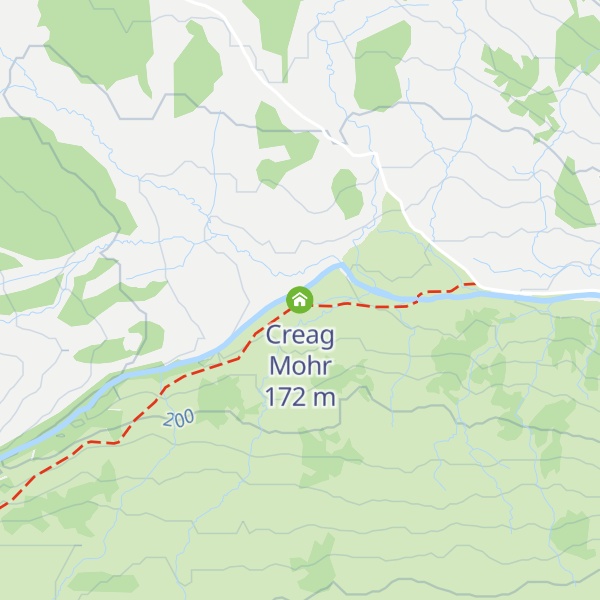 Map of Creag Mohr