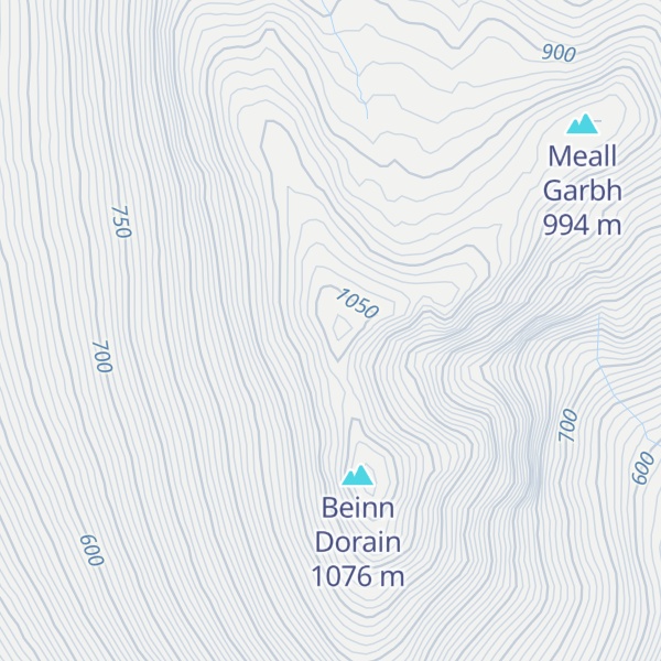 Map of Cairn Sasunnaich