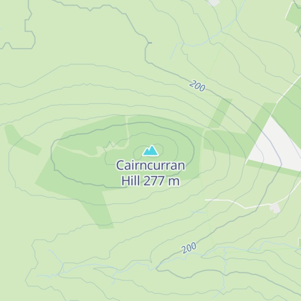 Map of Cairncurran Hill