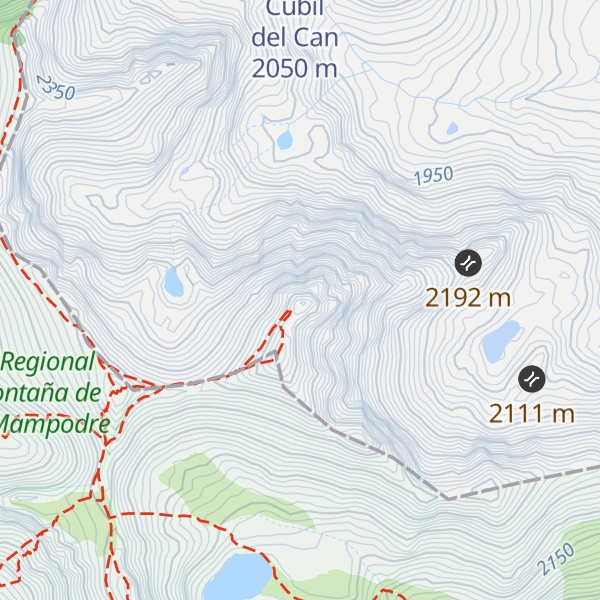 Map of Peña Prieta