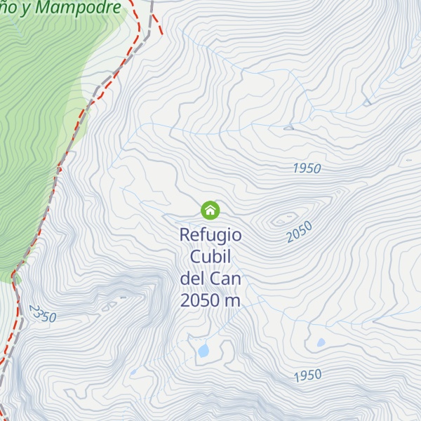 Map of Refugio Cubil del Can