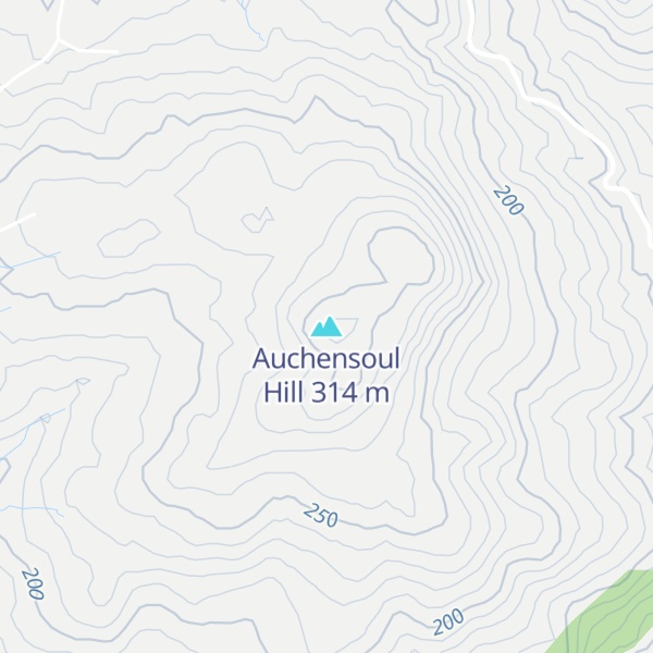 Map of Auchensoul Hill