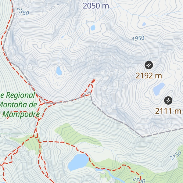 Map of Peña del Infierno