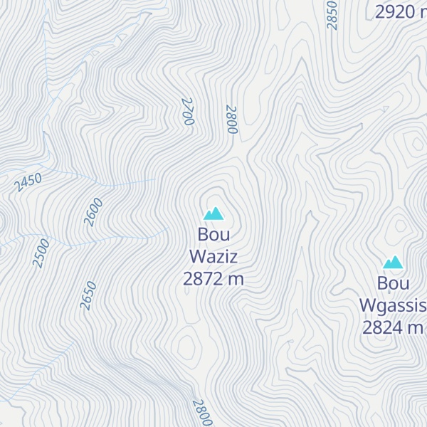 Map of Bou Waziz