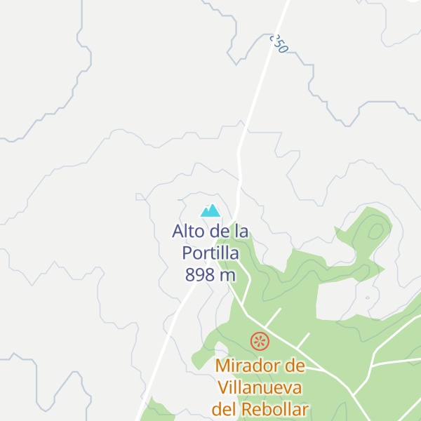 Map of Alto de la Portilla