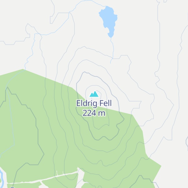 Map of Eldrig Fell