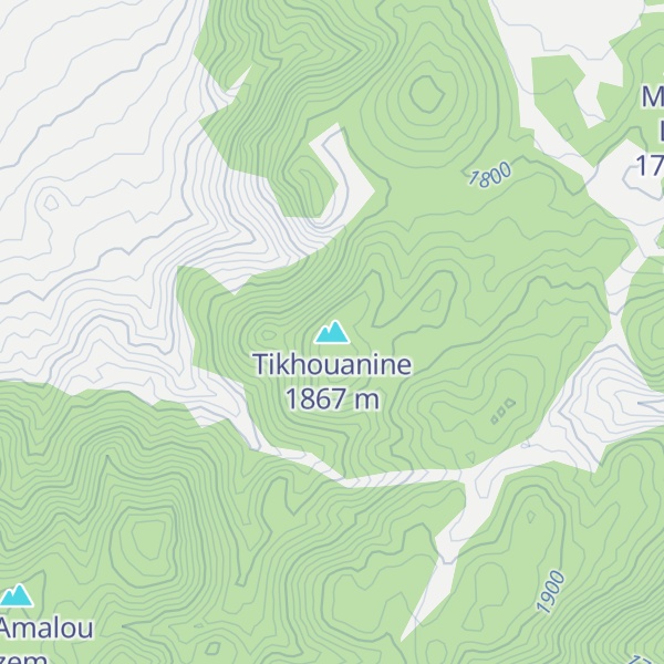 Map of Tikhouanine