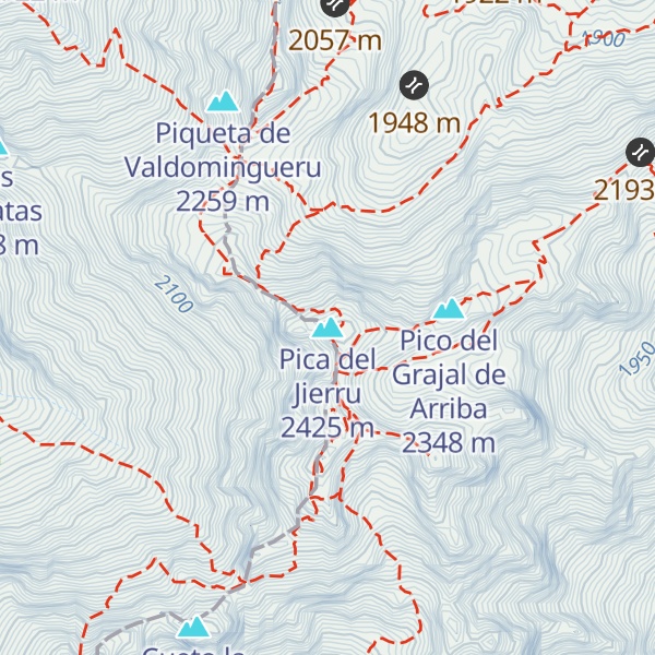 Map of Pica del Jierru