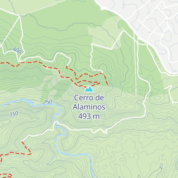 Map of Cerro de Alaminos