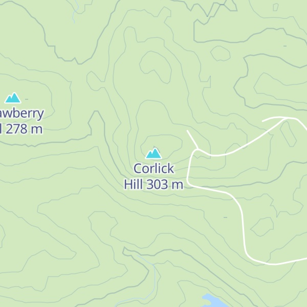 Map of Corlick Hill