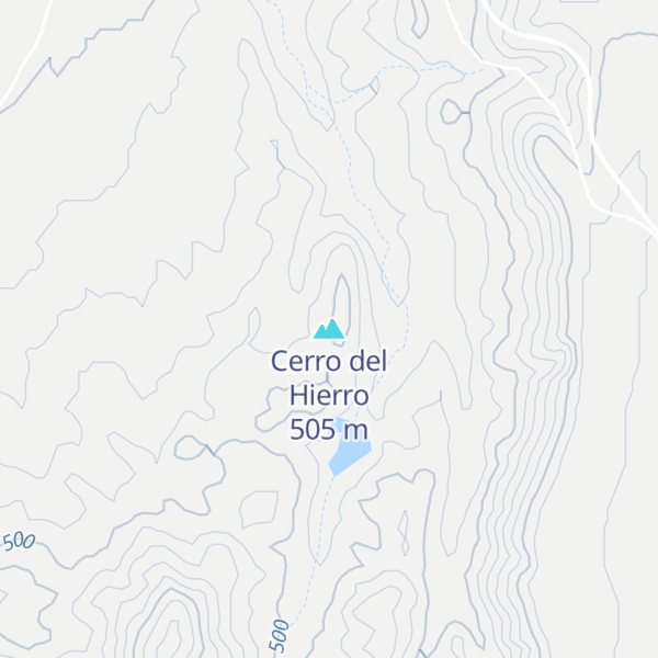Map of Cerro del Hierro