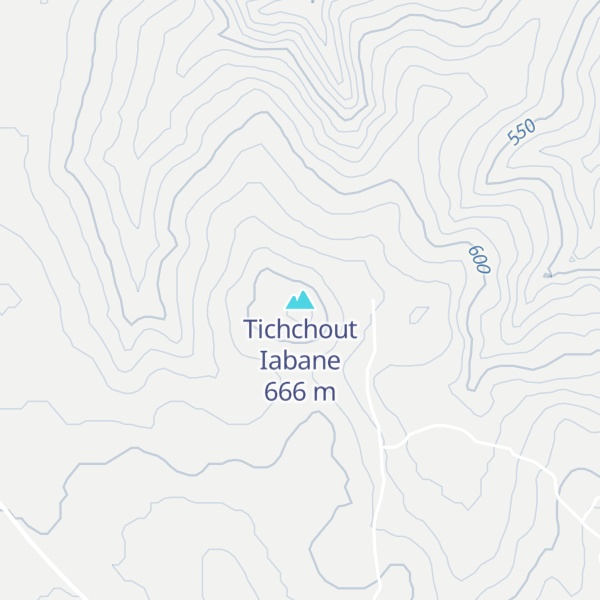 Map of Tichchout Iabane