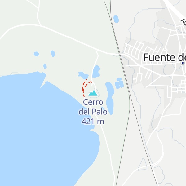 Map of Cerro del Palo