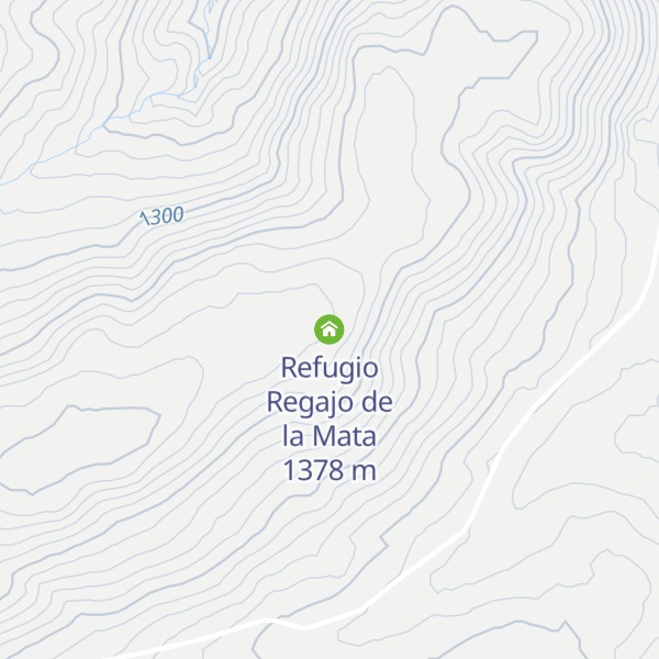 Map of Refugio Regajo de la Mata