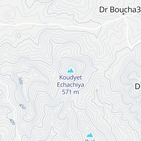 Map of Koudyet Echachiya