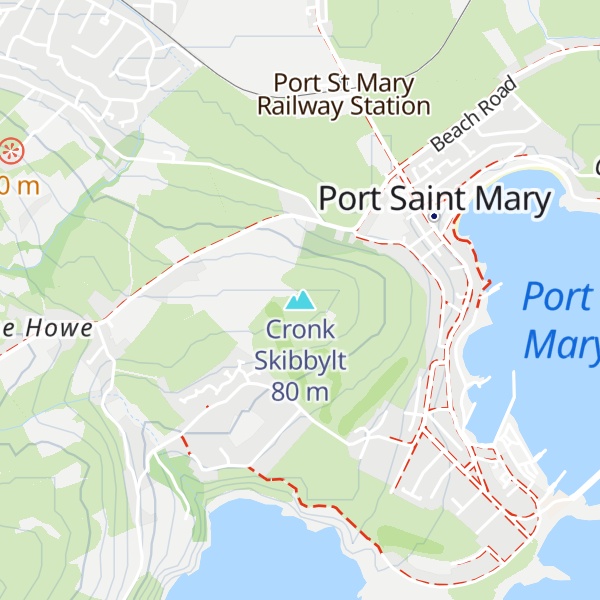 Map of Cronk Skibbylt