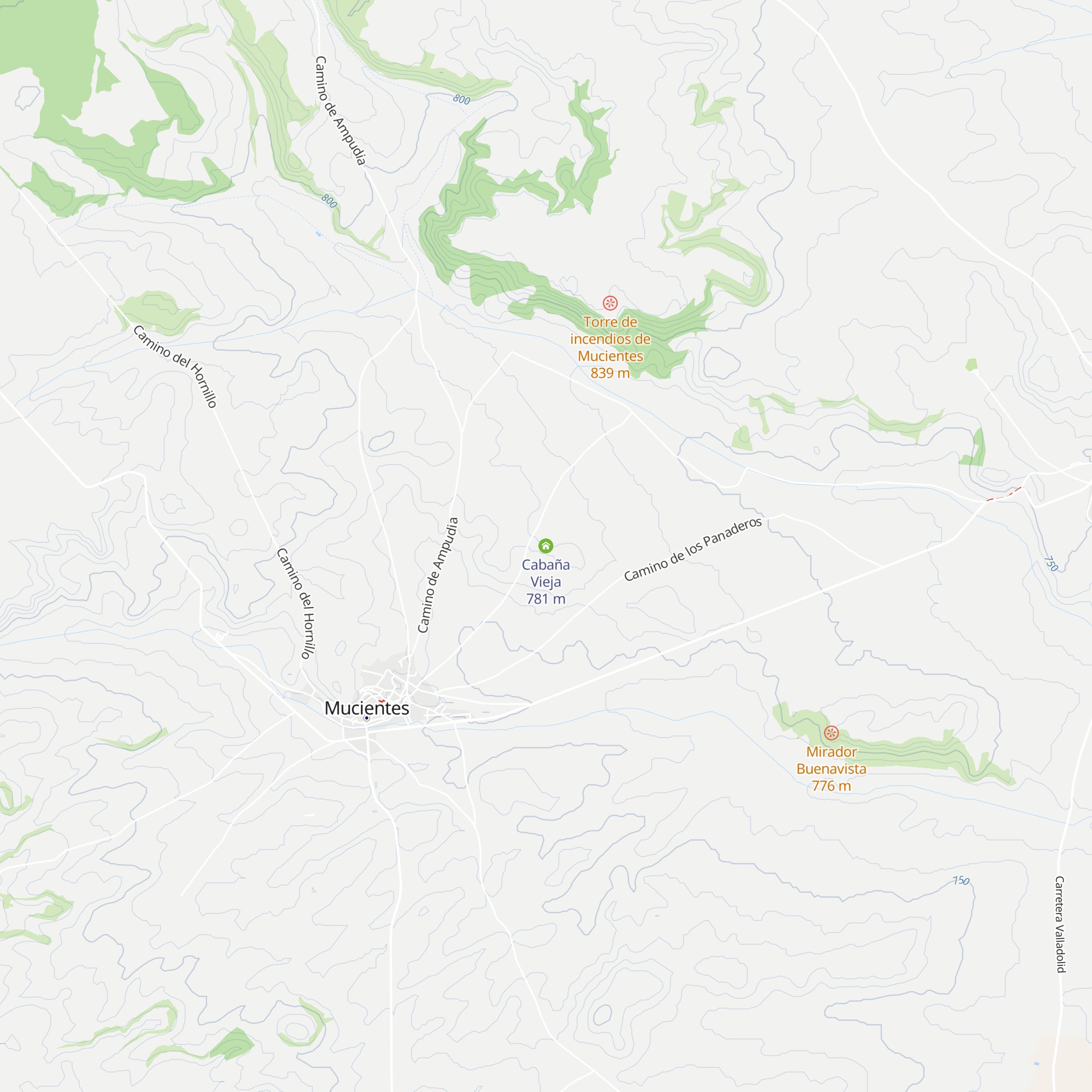 Cabaña Vieja map