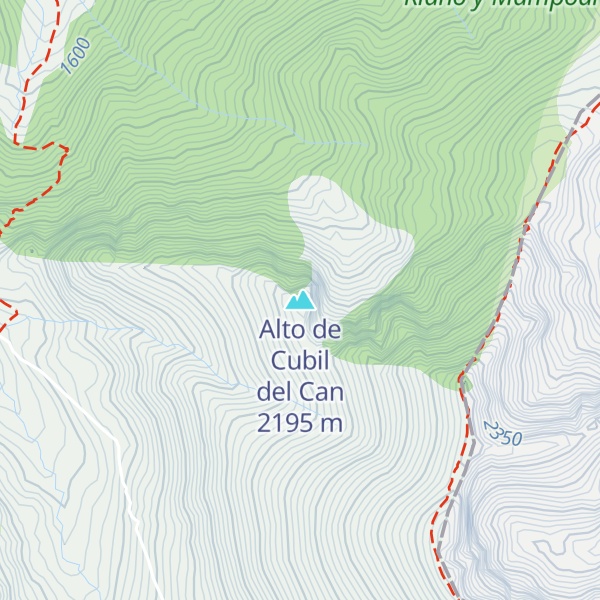 Map of Alto de Cubil del Can