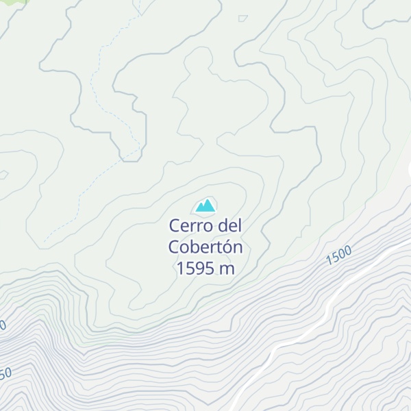 Map of Cerro del Cobertón