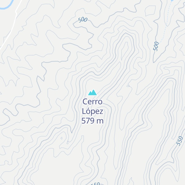 Map of Cerro López