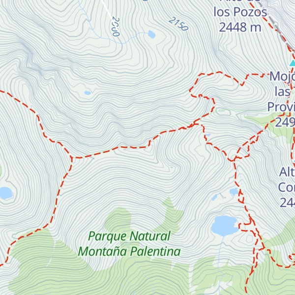 Map of Pico Lomas
